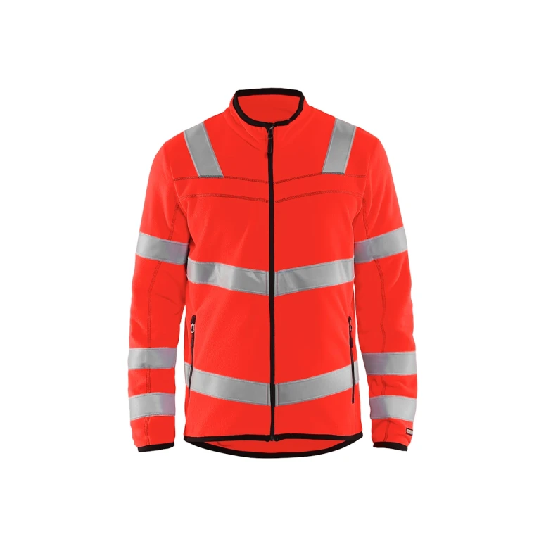 Sudadera de trabajo Blaklader Alta Visibilidad cremallera completa micropolar 494110103300L