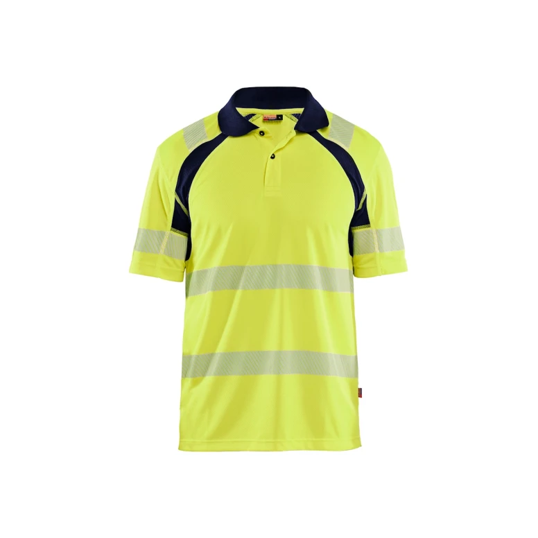 Polo de trabajo Alta Visibilidad Blaklader protección contra los rayos UV Mangas cortas 359510133389L