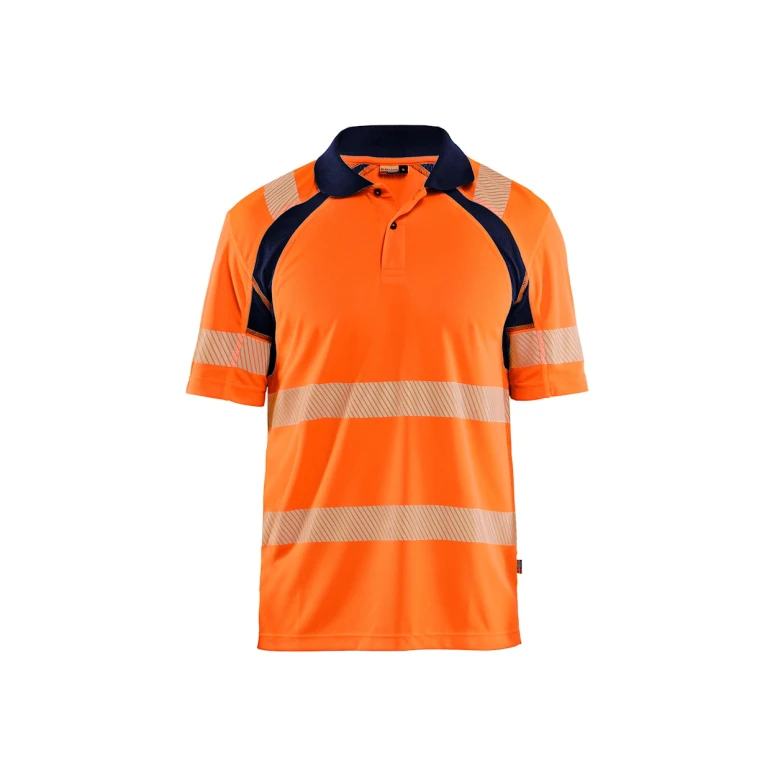 Polo de trabajo Alta Visibilidad Blaklader protección contra los rayos UV Mangas cortas 359510133389L