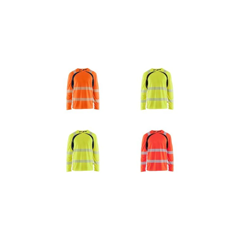 Camiseta de trabajo Alta Visibilidad Blaklader protección contra los rayos UV Mangas largas 359910133389L