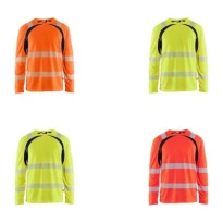 Camiseta de trabajo Alta Visibilidad Blaklader protección contra los rayos UV Mangas largas 359910133389L