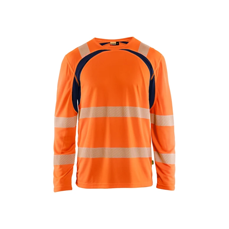 Camiseta de trabajo Alta Visibilidad Blaklader protección contra los rayos UV Mangas largas 359910133389L