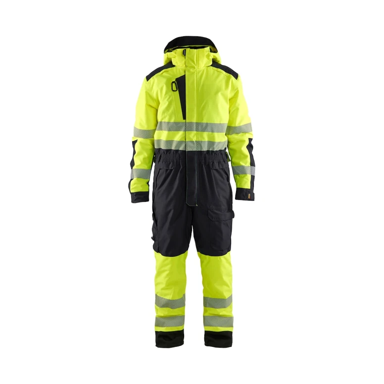 Mono de trabajo Multibolsillos Alta Visibilidad Blaklader Impermeable con capucha 672519773389L