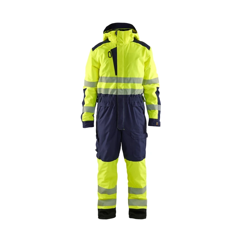 Mono de trabajo Multibolsillos Alta Visibilidad Blaklader Impermeable con capucha 672519773389L