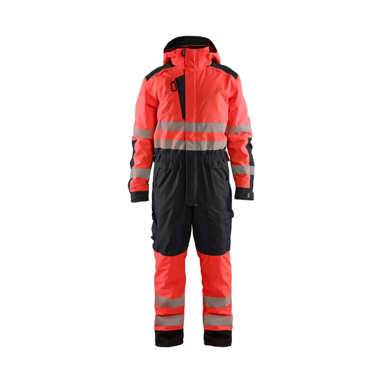 Mono de trabajo Multibolsillos Alta Visibilidad Blaklader Impermeable con capucha 672519773389L