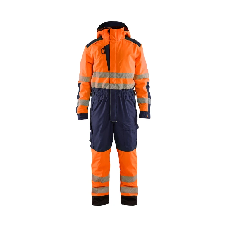 Mono de trabajo Multibolsillos Alta Visibilidad Blaklader Impermeable con capucha 672519773389L