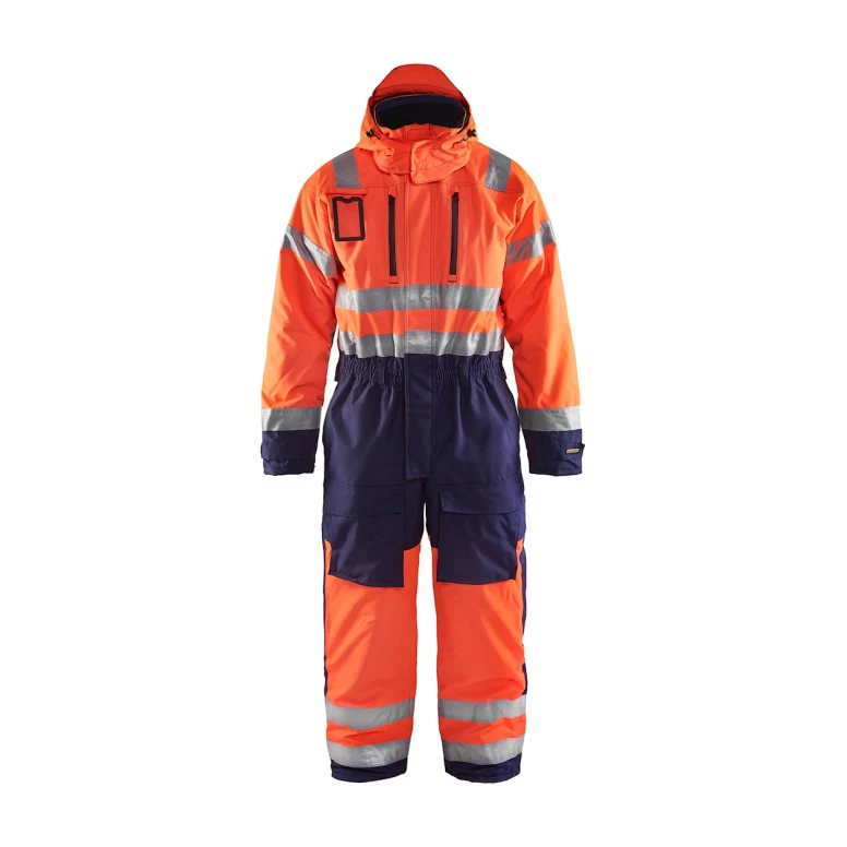 Mono de trabajo Multibolsillos Alta Visibilidad Blaklader Impermeable con capucha 676319773389C50