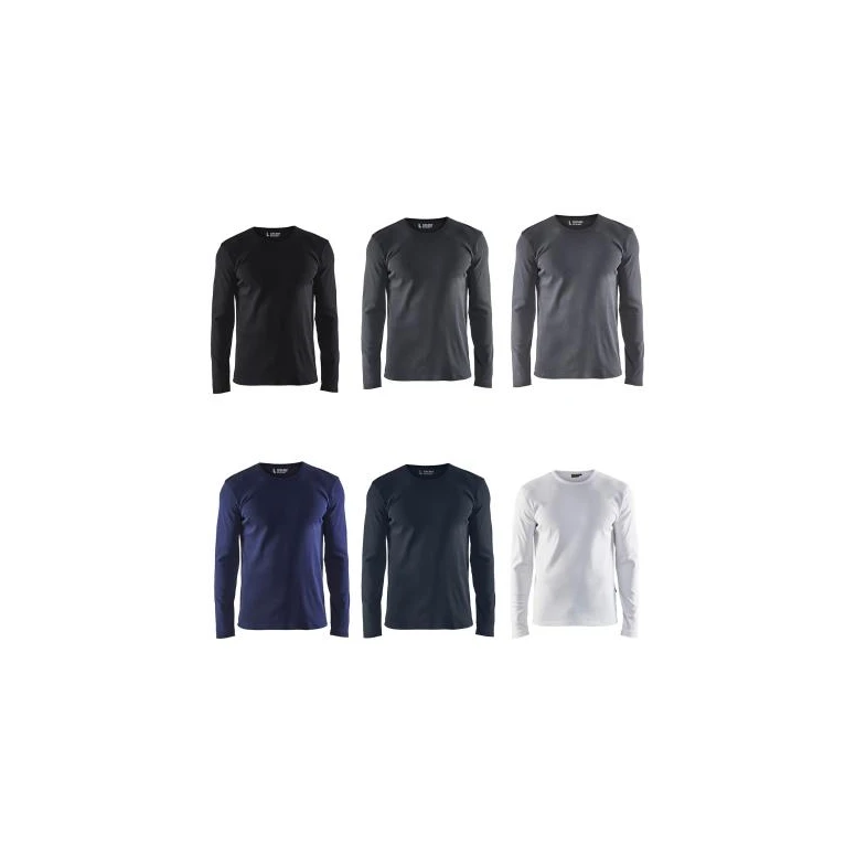 Camiseta de trabajo Mangas largas Blaklader 100% Algodón 331410321000L