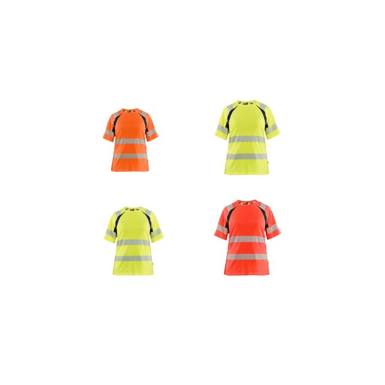 Camiseta de trabajo Alta Visibilidad Blaklader Mangas cortas Mujer 350325373389M