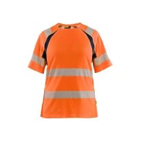 Camiseta de trabajo Alta Visibilidad Blaklader Mangas cortas Mujer 350325373389M