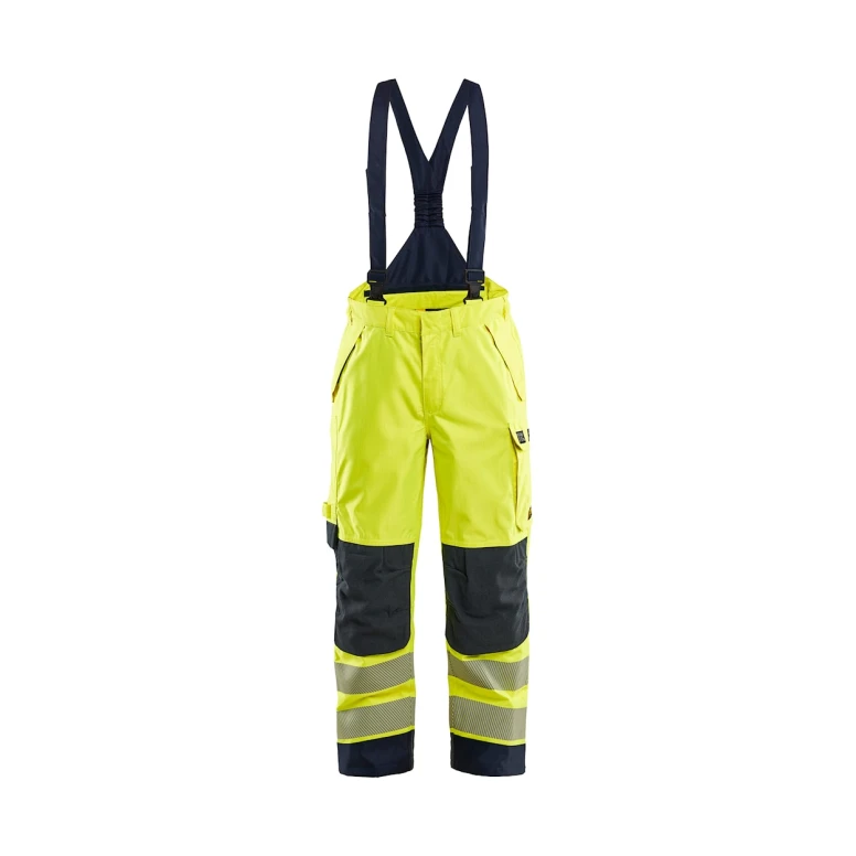 Peto Pantalón de trabajo Alta Visibilidad Multibolsillos Blaklader tipo shell high vis Impermeable ignífugo 188115323389M