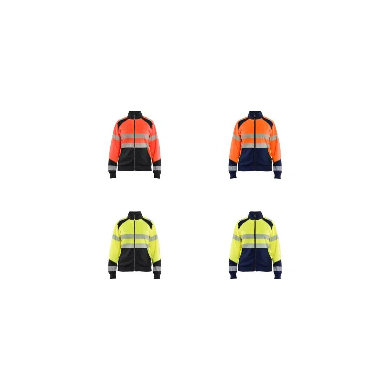 Sudadera de trabajo Blaklader Alta Visibilidad Mujer cremallera completa 350825283389M