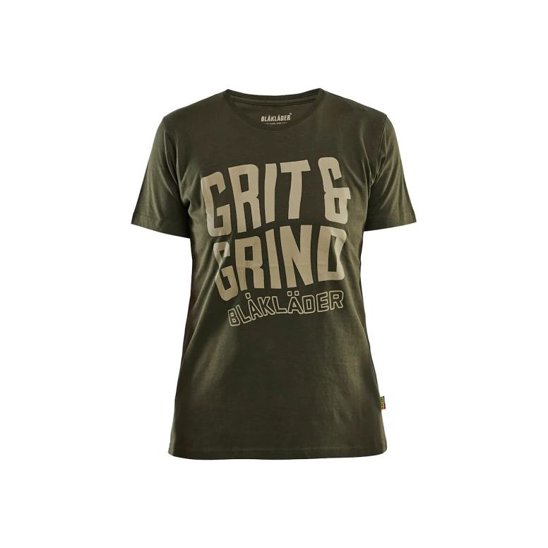 Camiseta de trabajo de mangas cortas 100% Algodón Blaklader Grit and Grind Mujer 940910424209L