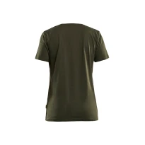Camiseta de trabajo de mangas cortas 100% Algodón Blaklader Grit and Grind Mujer 940910424209L