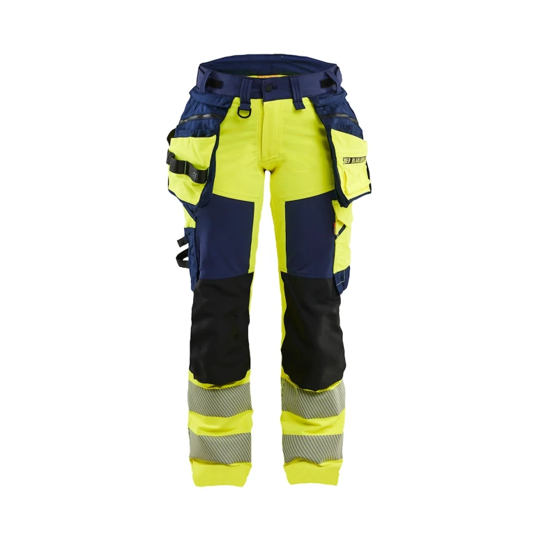 Pantalón de trabajo Alta Visibilidad Stretch Multibolsillos Blaklader 4-Vie Mujer 702216483389C42