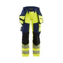 Pantalón de trabajo Alta Visibilidad Stretch Multibolsillos Blaklader 4-Vie Mujer 702216483389C42