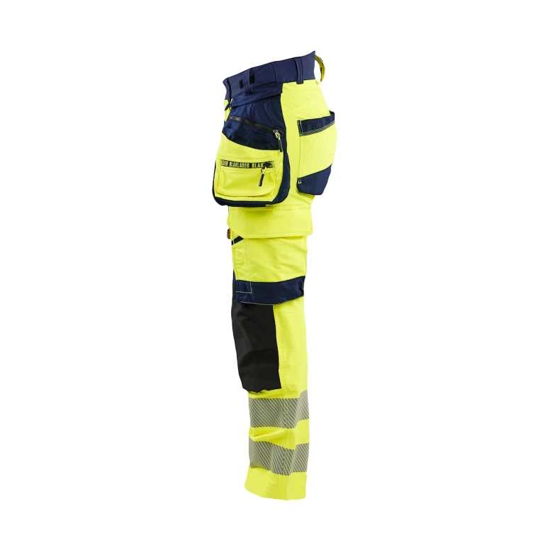 Pantalón de trabajo Alta Visibilidad Stretch Multibolsillos Blaklader 4-Vie Mujer 702216483389C42