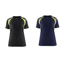 Camiseta de trabajo de mangas cortas Blaklader 100% Algodón Mujer 340210308833L