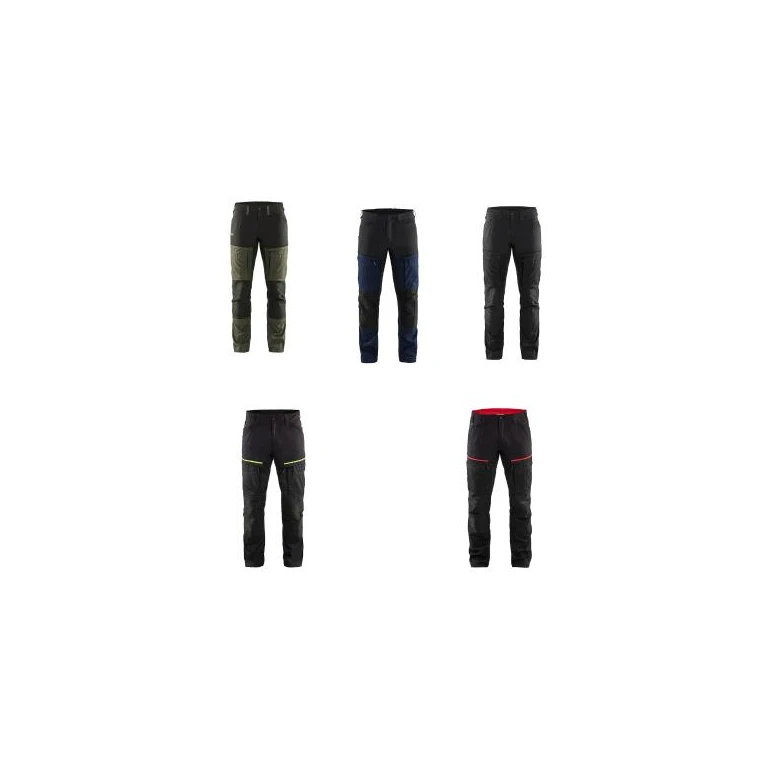 Pantalón de trabajo Multibolsillos Blaklader Service Stretch 1456184599C50