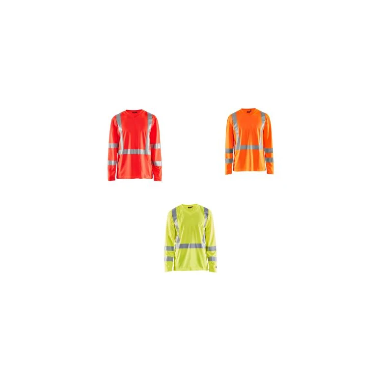Camiseta de trabajo Alta Visibilidad Blaklader protección contra los rayos UV Mangas largas 338310113300L