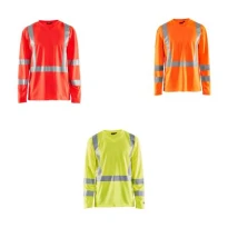 Camiseta de trabajo Alta Visibilidad Blaklader protección contra los rayos UV Mangas largas 338310113300L