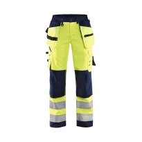 Pantalón de trabajo Alta Visibilidad Stretch Impermeable Multibolsillos Blaklader Softshell Mujer 716725173389C42
