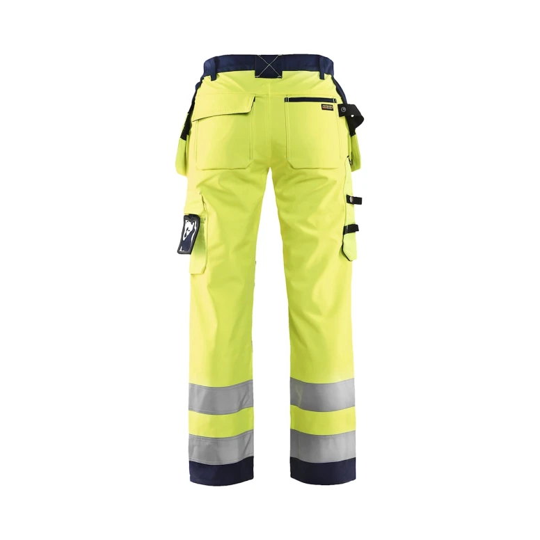 Pantalón de trabajo Alta Visibilidad Stretch Impermeable Multibolsillos Blaklader Softshell Mujer 716725173389C42