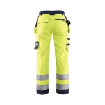 Pantalón de trabajo Alta Visibilidad Stretch Impermeable Multibolsillos Blaklader Softshell Mujer 716725173389C42