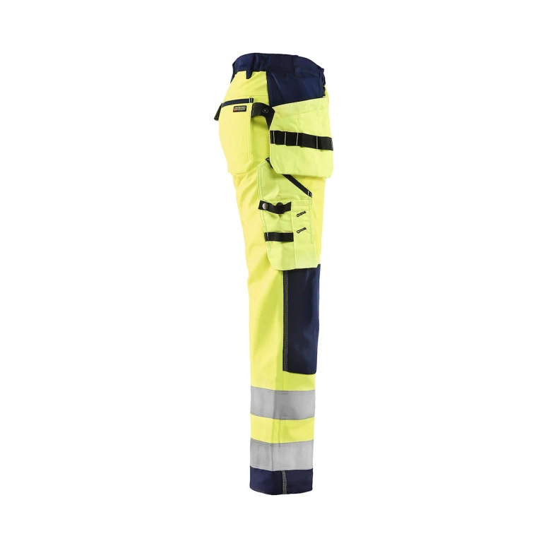 Pantalón de trabajo Alta Visibilidad Stretch Impermeable Multibolsillos Blaklader Softshell Mujer 716725173389C42