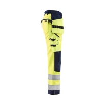 Pantalón de trabajo Alta Visibilidad Stretch Impermeable Multibolsillos Blaklader Softshell Mujer 716725173389C42