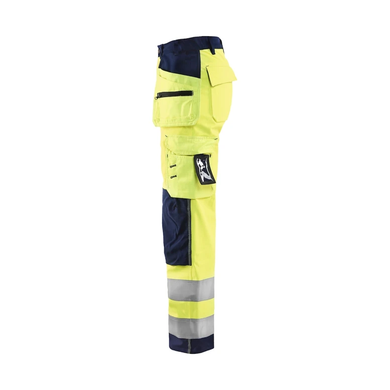 Pantalón de trabajo Alta Visibilidad Stretch Impermeable Multibolsillos Blaklader Softshell Mujer 716725173389C42