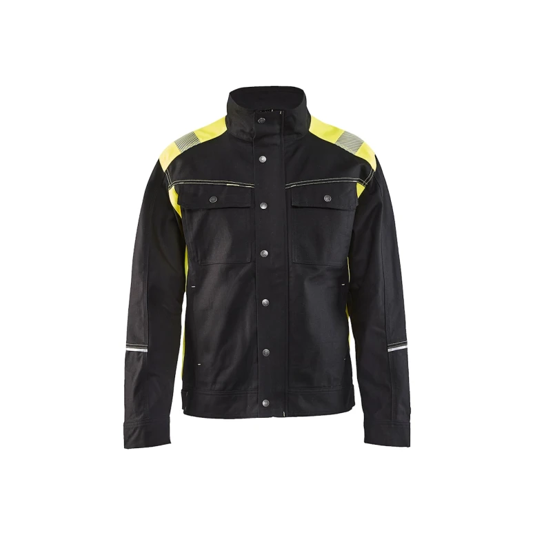 Chaqueta de trabajo Multibolsillos Alta Visibilidad Artesano 100% Algodón Blaklader 4095137088334L