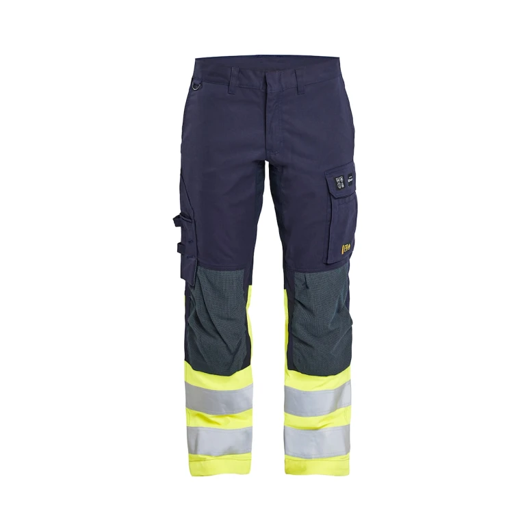 Pantalón de trabajo Multibolsillos ignífugo Alta Visibilidad Blaklader Multinorma Ajustados antiestático Stretch 178715128933C50