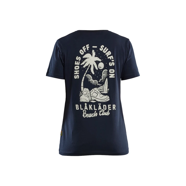 Camiseta de trabajo de mangas cortas 100% Algodón Blaklader Beach Club Mujer 941710421000L