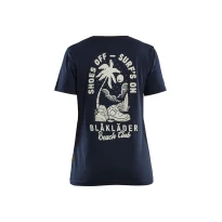 Camiseta de trabajo de mangas cortas 100% Algodón Blaklader Beach Club Mujer 941710421000L