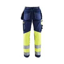 Pantalón de trabajo Alta Visibilidad Stretch Multibolsillos 100% Algodón Blaklader Mujer 719613708833C42