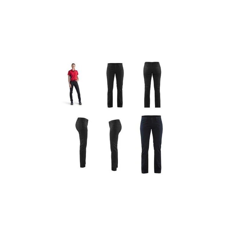 Pantalón de trabajo Blaklader Multibolsillos Chinos Stretch 2-Vie Mujer 716518309900C50