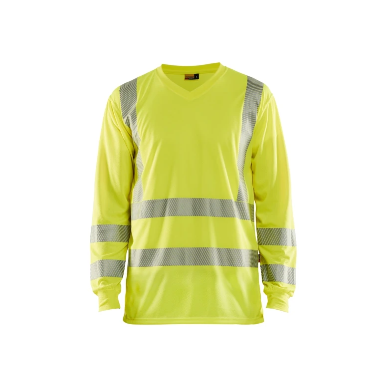 Camiseta de trabajo Alta Visibilidad Blaklader protección contra los rayos UV Mangas largas 338510133300L
