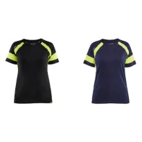 Camiseta de trabajo de mangas cortas Blaklader 100% Algodón Mujer 352410308833L