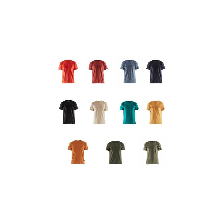 Camiseta de trabajo de mangas cortas Blaklader 3D 100% Algodón 353110422509L