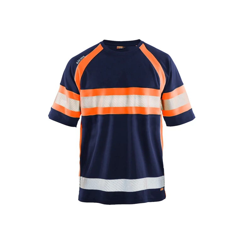 Camiseta de trabajo Alta Visibilidad Blaklader protección contra los rayos UV Mangas cortas 333710518933L