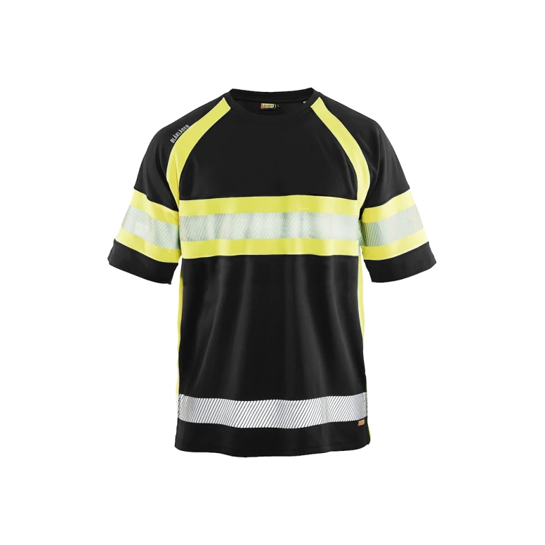 Camiseta de trabajo Alta Visibilidad Blaklader protección contra los rayos UV Mangas cortas 333710518933L