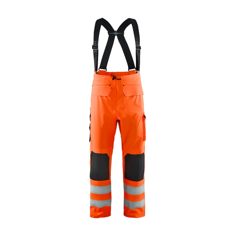 Pantalón de trabajo Alta Visibilidad Multibolsillos Impermeable Blaklader High vis Nivel 2 130220033300L