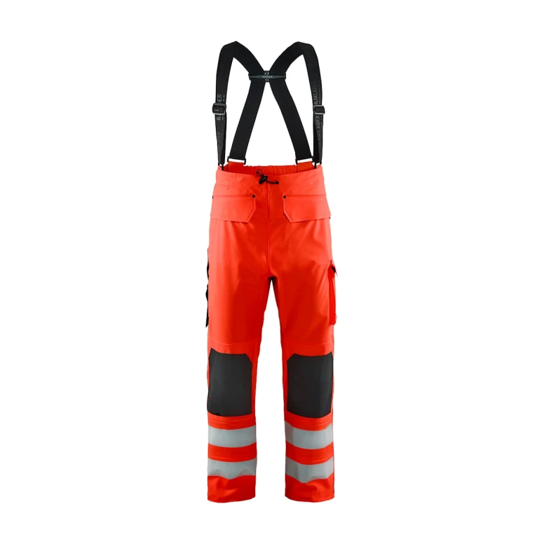 Pantalón de trabajo Alta Visibilidad Multibolsillos Impermeable Blaklader High vis Nivel 2 130220035500L