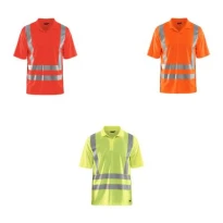 Polo de trabajo Alta Visibilidad Blaklader protección contra los rayos UV Mangas cortas 339110113300L