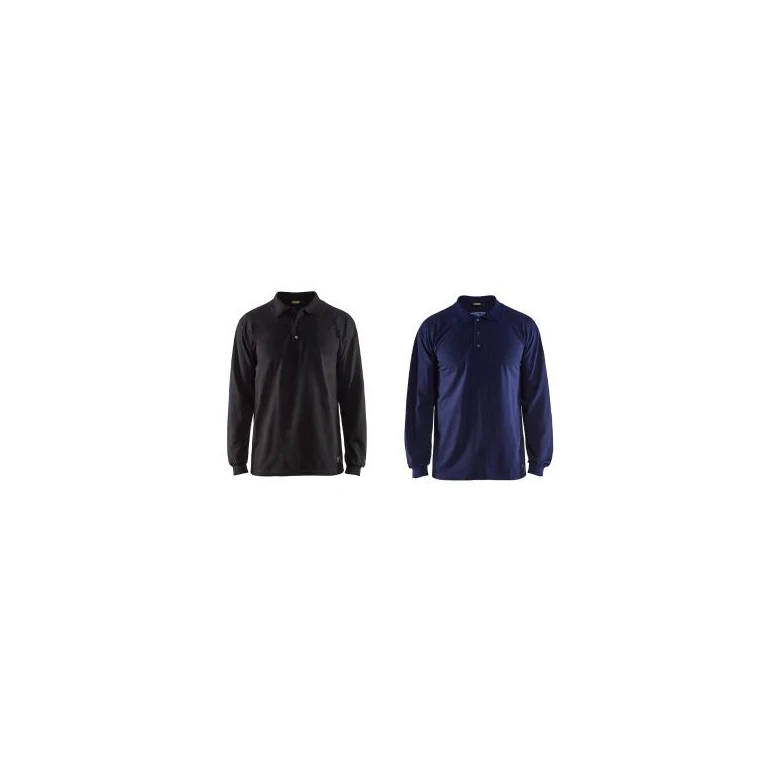 Polo de trabajo Mangas largas Blaklader ignífugo piqué 337417418900L