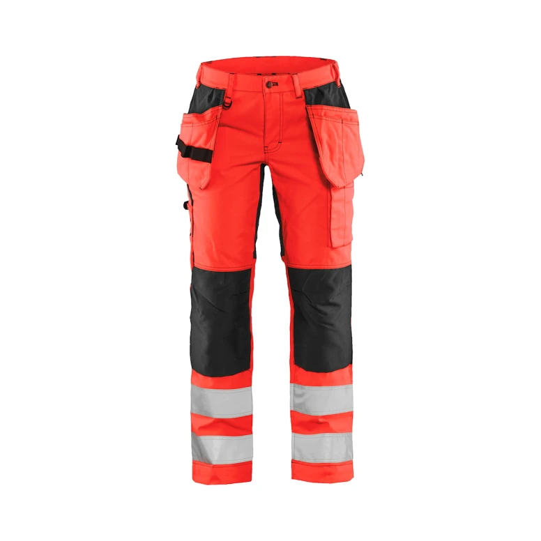Pantalón de trabajo Multibolsillos Alta Visibilidad high Vis Stretch Mujer 716318115599C50
