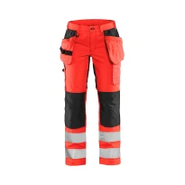 Pantalón de trabajo Multibolsillos Alta Visibilidad high Vis Stretch Mujer 716318115599C50