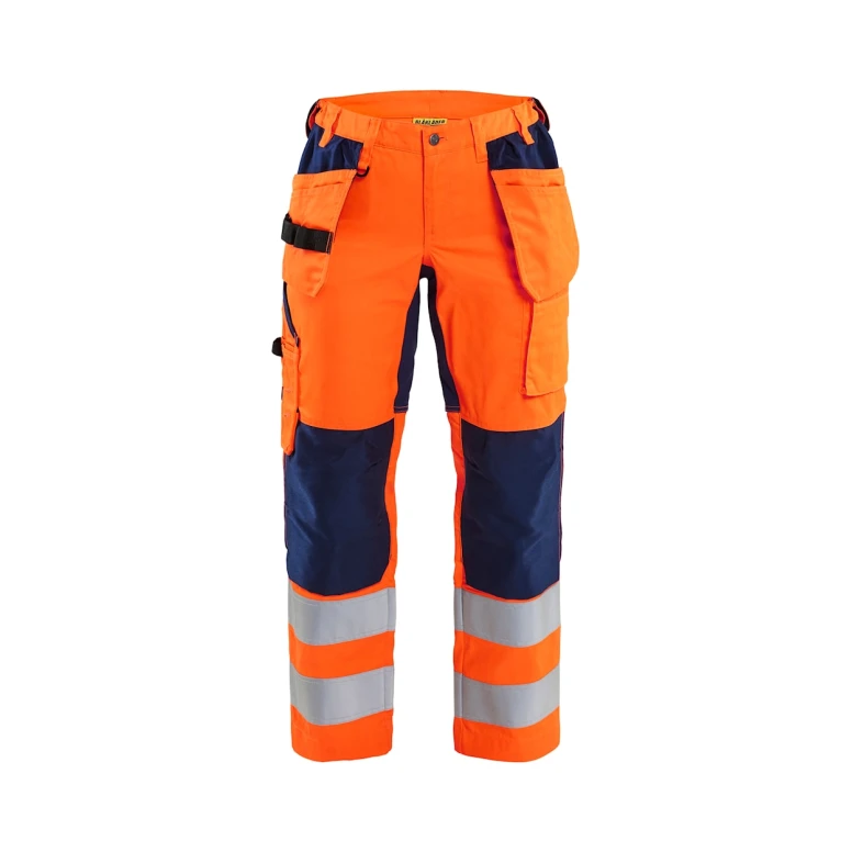 Pantalón de trabajo Multibolsillos Alta Visibilidad high Vis Stretch Mujer 716318115599C50