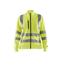 Sudadera de trabajo Blaklader Alta Visibilidad Multibolsillos cremallera completa Mujer 330819743300L 2